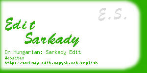 edit sarkady business card